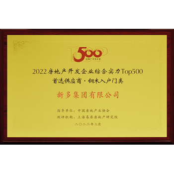 房地产供应商钢木入户门Top500